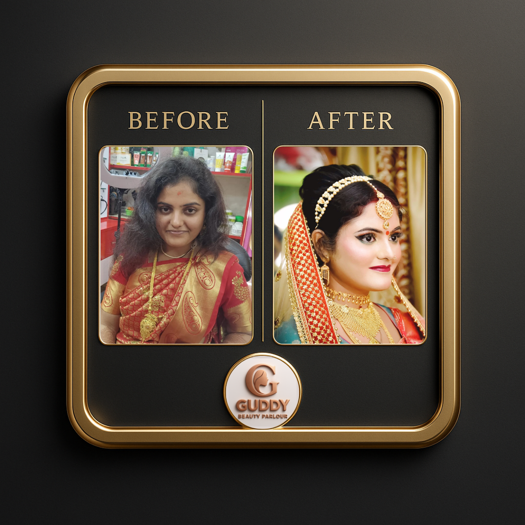 Guddy Beauty Parlour Before After 1
