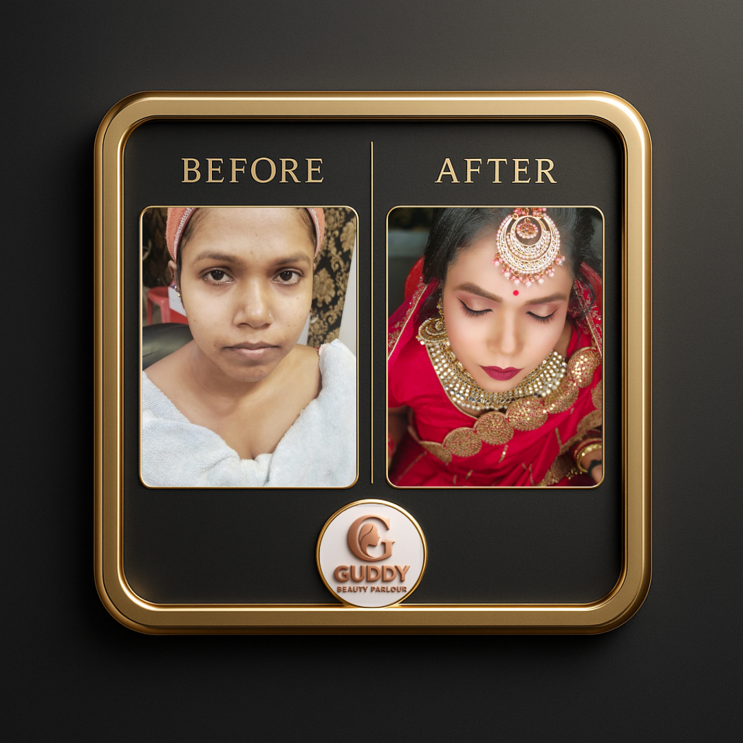Guddy Beauty Parlour Before After 2