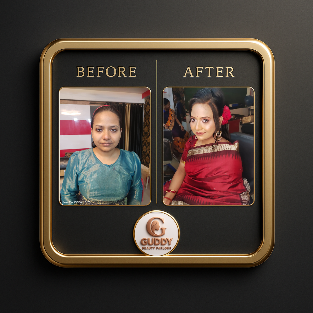 Guddy Beauty Parlour Before After 3